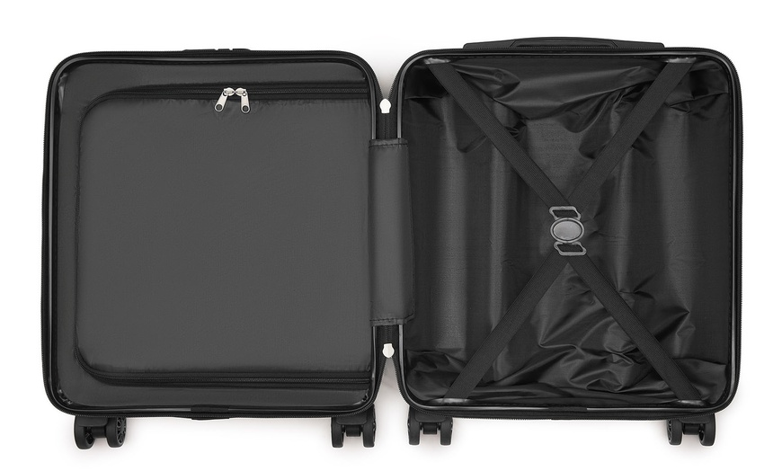 Image 23: Valise cabine en ABS, 45 x 36 x 20 cm, capacité d'environ 28 L