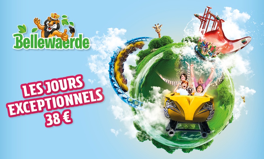 Image 1: Billet Bellewaerde Park : aventures, animaux et sensations en famille