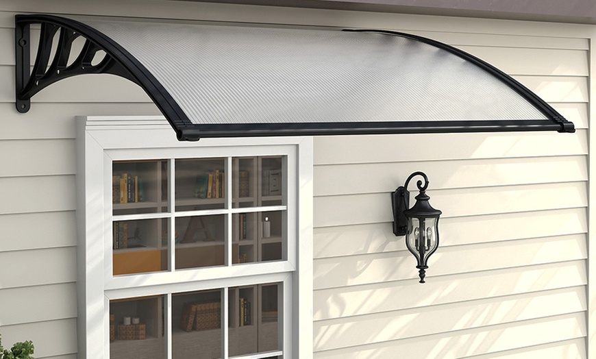 Image 3: All-Weather Plastic Convex Canopy