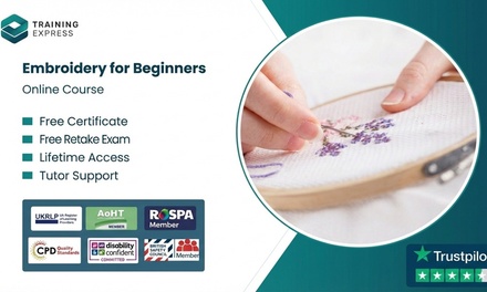 Embroidery for Beginners Online Course - Training Express