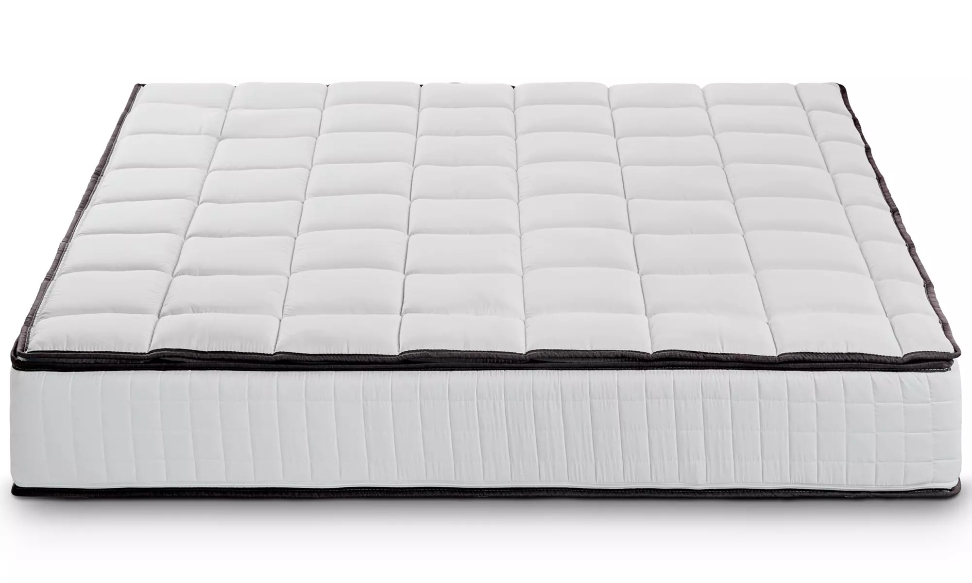 Matelas avec surmatelas en mousse à mémoire de forme orthopédique et déhoussable, dimensions au choix