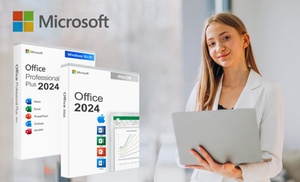 Microsoft Office 2024 z kursem online – dla Windows i Mac