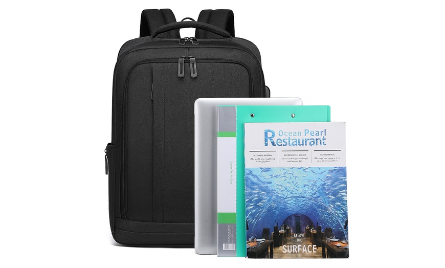 Image 12: Sac à dos multi-compartiments Kono avec port USB