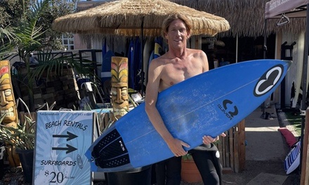 Surfing Lesson for 2 People - Rentals Included - Ride Solana Beach