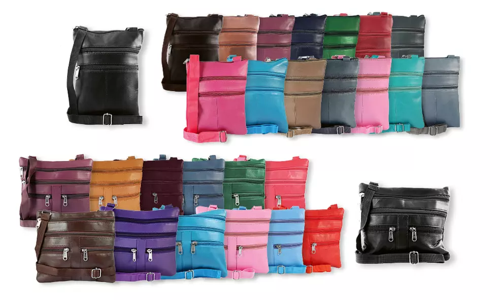 Bolso unisex de piel auténtica Steinmeister, disponible en diferentes modelos y colores - Primary Image