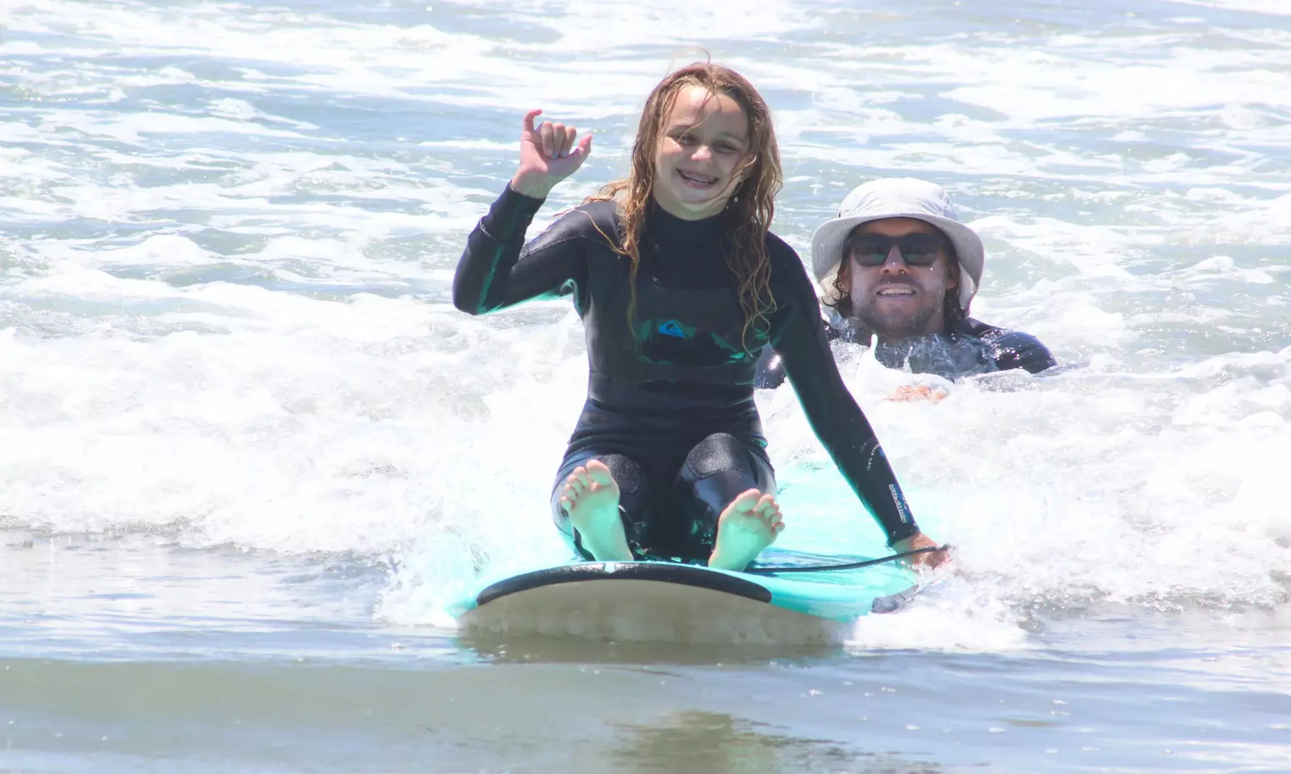 Learn to Surf with 90-Minute Lessons with Board & Wetsuit Rentals