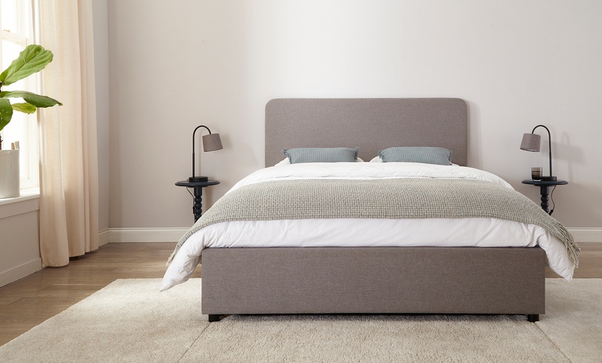 Image 8: Novara Panel Upholstered Beds