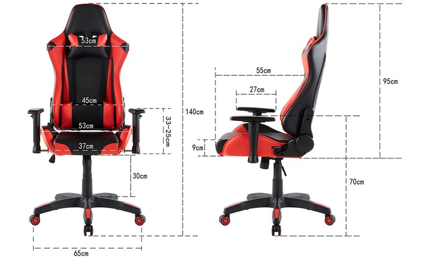 Up To 14% Off Aston Gaming Racing Swivel Chair | Groupon