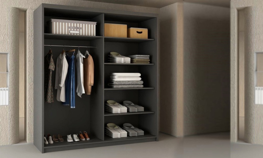 Image 6: Slidingwardrobe4u Sliding Door Wardrobe with Mirror