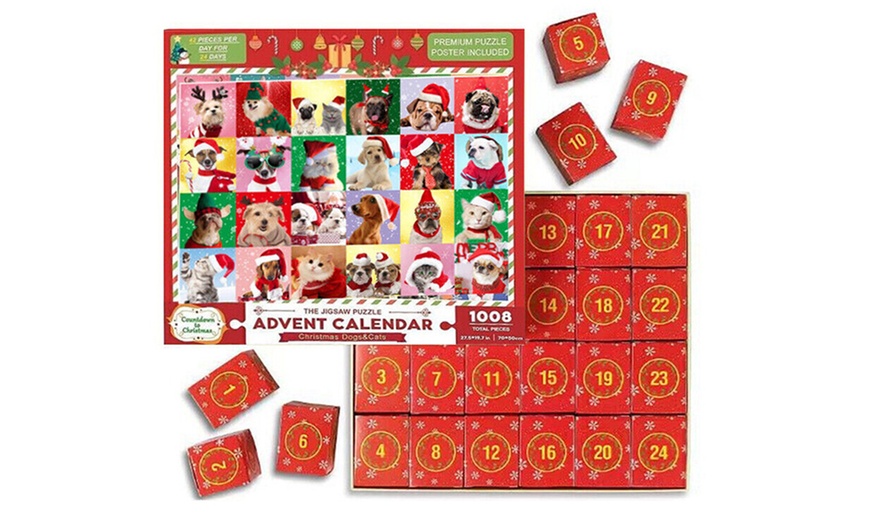 Image 3: Christmas Advent Calendar Puzzle, 24-Day Countdown Challenge