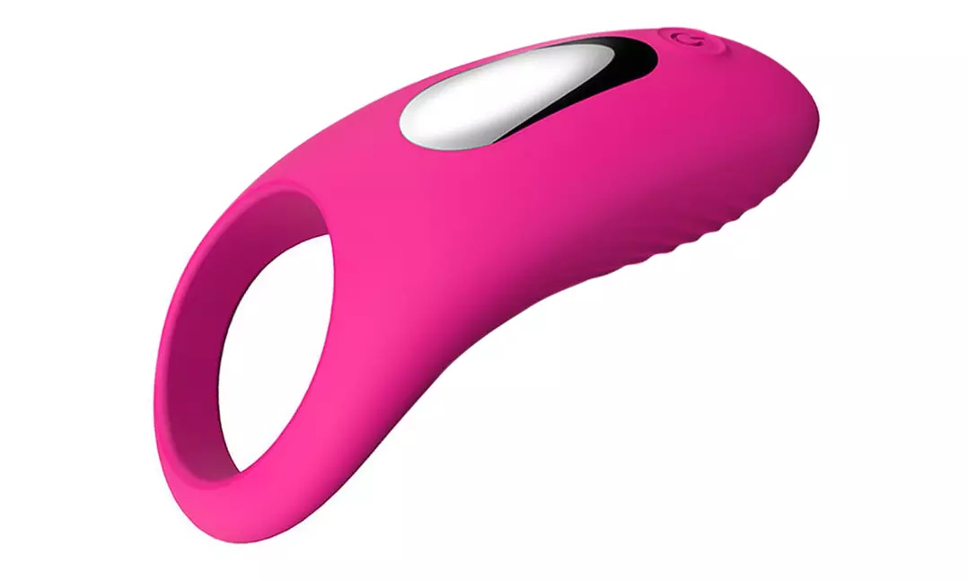 Rechargeable Silicone Vibrating C-Ring Vibrator with Remote Control