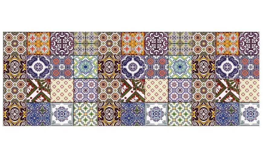 Image 10: Non-Slip Kitchen Runner Rug with Digital Print 
