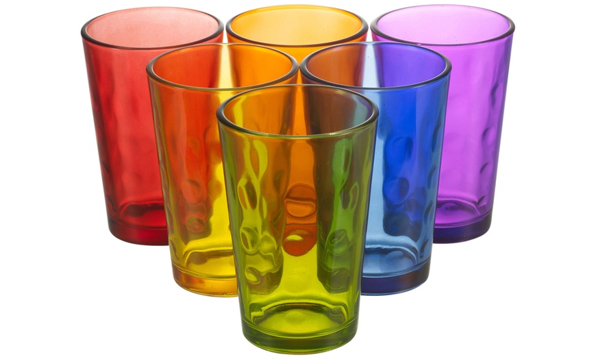 Image 4: Coloured Drinking Glasses Set