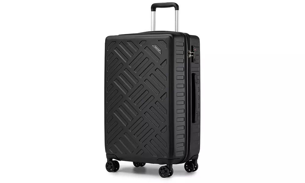 1 or 3 harde koffers met geometrisch patroon