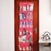 Image 5: 1-2 Pack 24 Wide Pockets Over the Door Shoe Organizer Hanging Shoe Holder