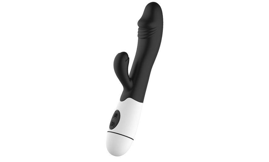 Image 4: Wireless Waterproof Dildo Rabbit Vibrator 30 Speed G-spot Clitoris Stimulator