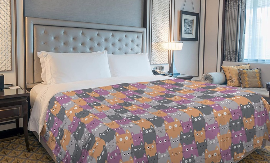 Image 8: Tagesdecke aus Piqué-Baumwolle für Frühling und Sommer