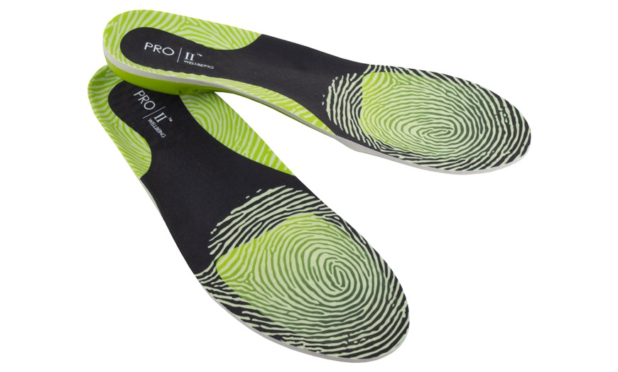 Image 4: 2 Pack Orthotic Memory Foam Insoles with Rigid Base Plantar Fasciitis