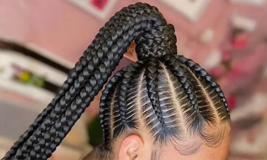 Image 3: Big, Medium or Small Braids with Hair Wash and Blow Dry