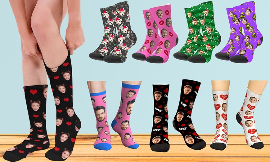 Image 2: Socken & Kniestrümpfe mit Foto