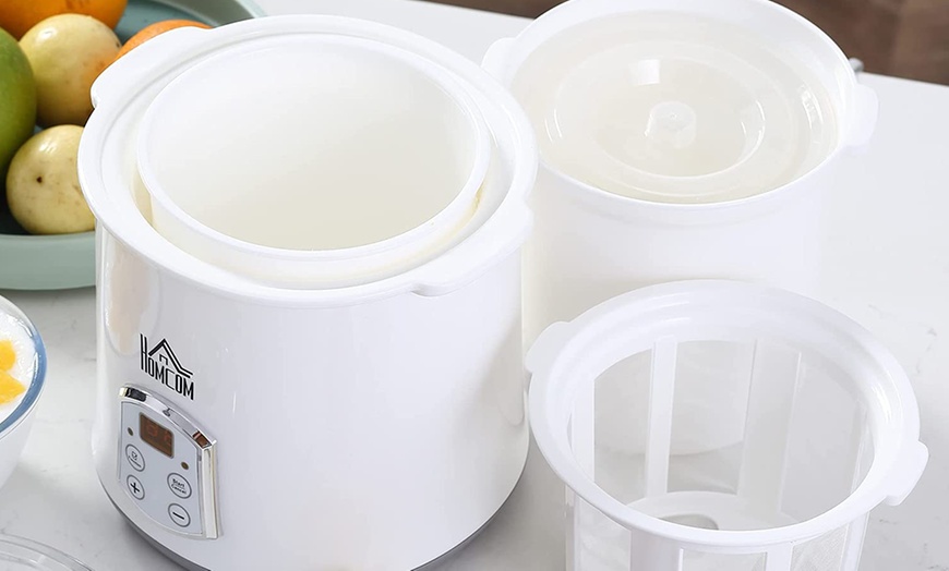 Image 11: HomCom Yogurt Maker