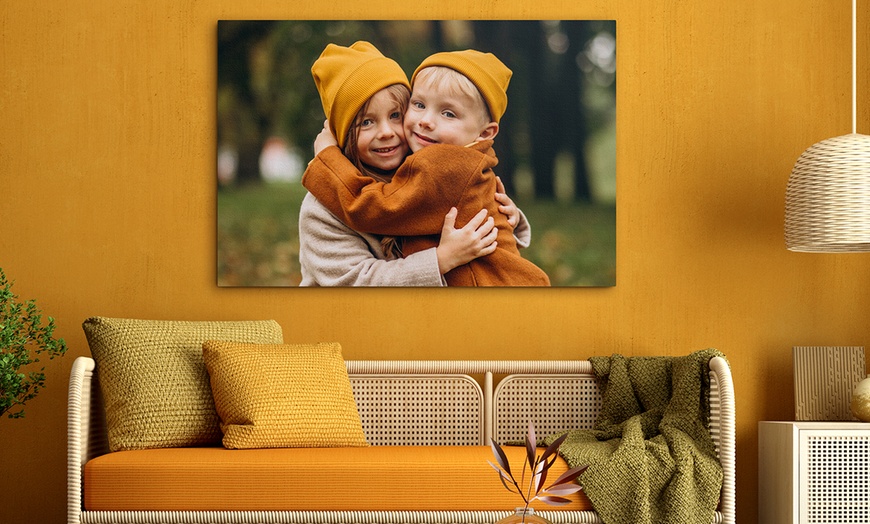 Image 2: Jouw foto op canvas