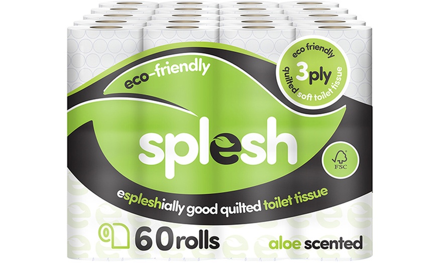 Image 10: Splesh Toilet Roll Mega Bundle, Soft and Quilted Eco-Friendly Scents