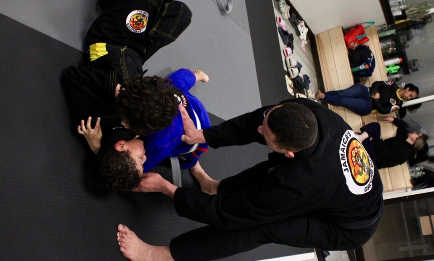 Image 2: 1-Month Brazilian Jiu-Jitsu Classes for Kids or Adults