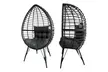 Outdoor Rattan Standing Egg Chairs - Second Medium