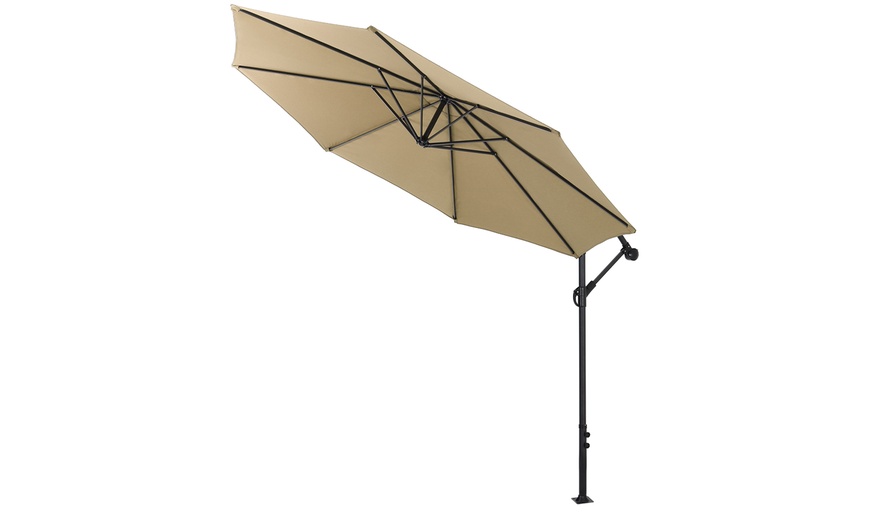 Image 4: Outdoor 3M Large Cantilever Parasol
