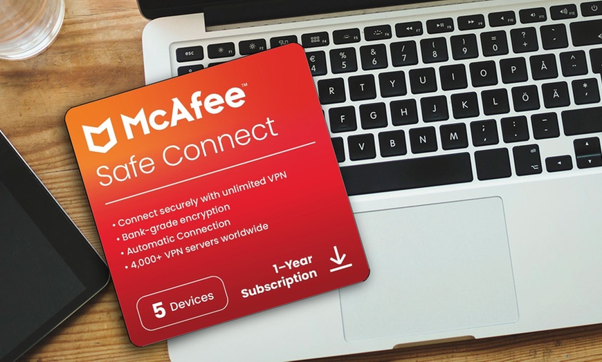 Image 2: McAfee Safe Connect VPN 2025 (Up to 68% 