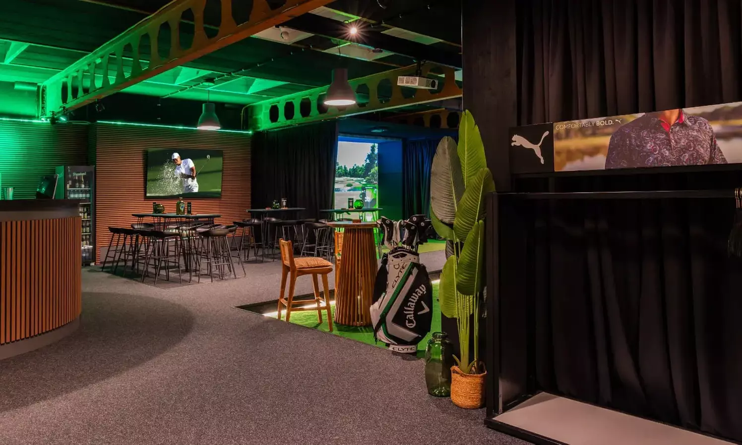 60 Min. Indoor Golf Game für bis zu 4 Personen