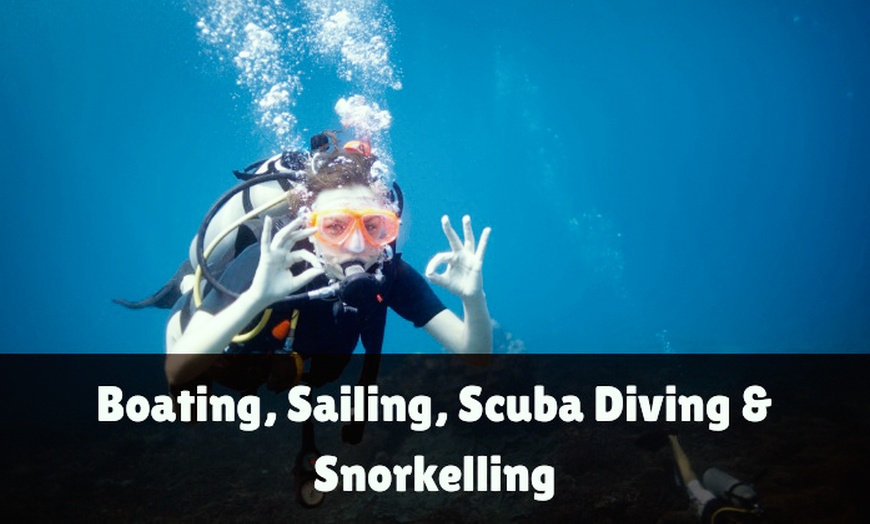 Image 1: Boating, Sailing, Scuba Diving & Snorkelling Course Bundle
