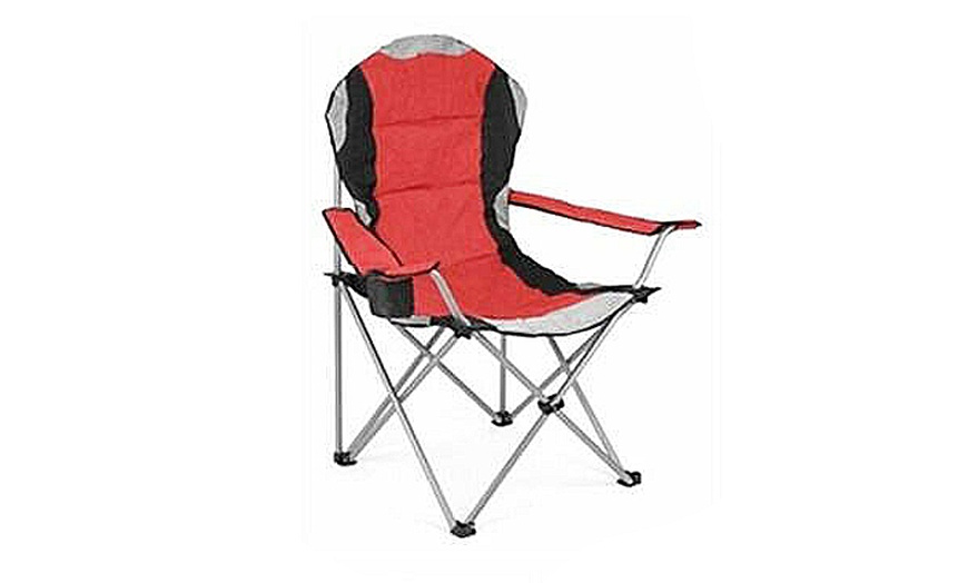 Image 16: Folding Camping Chairs Padded with Cup Holder