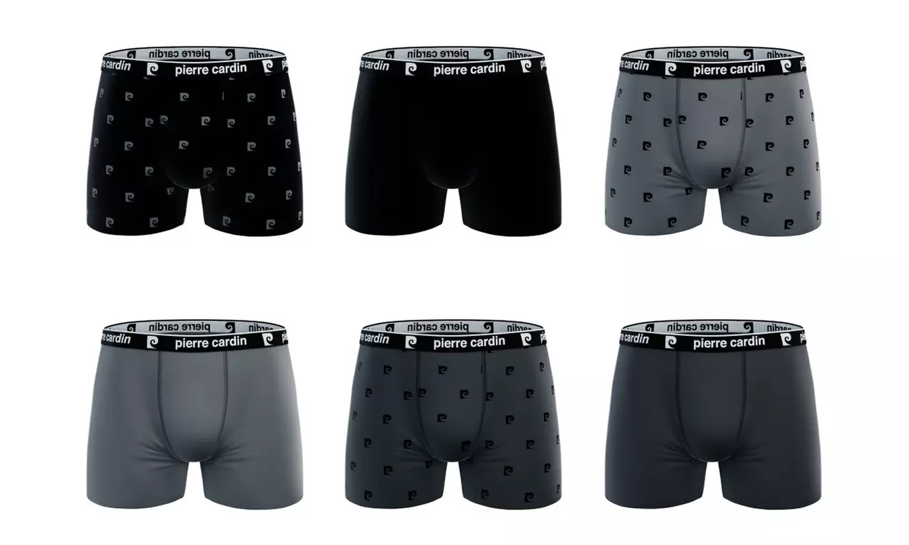 Lote de 6 bóxers Pierre Cardin