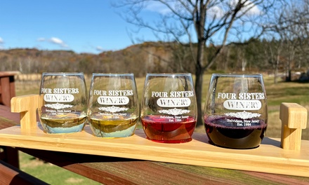 Regular Tasting flight (2 people) 4 2oz - Four Sisters Winery