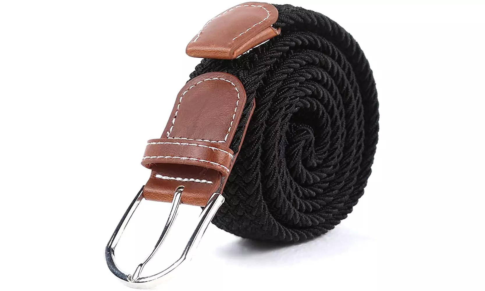 1x oder 2x geflochtener Unisex-Gürtel