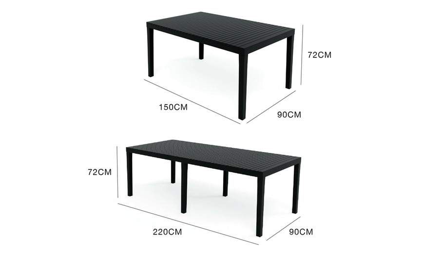 Image 7: Uitschuifbare eettafel