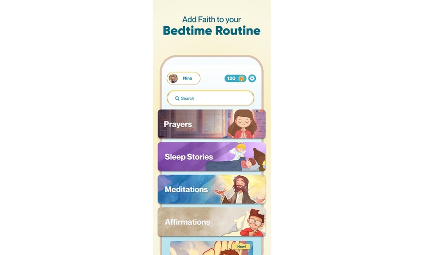 Image 3: 94% off 1 Month of Theo Pray and Meditation App