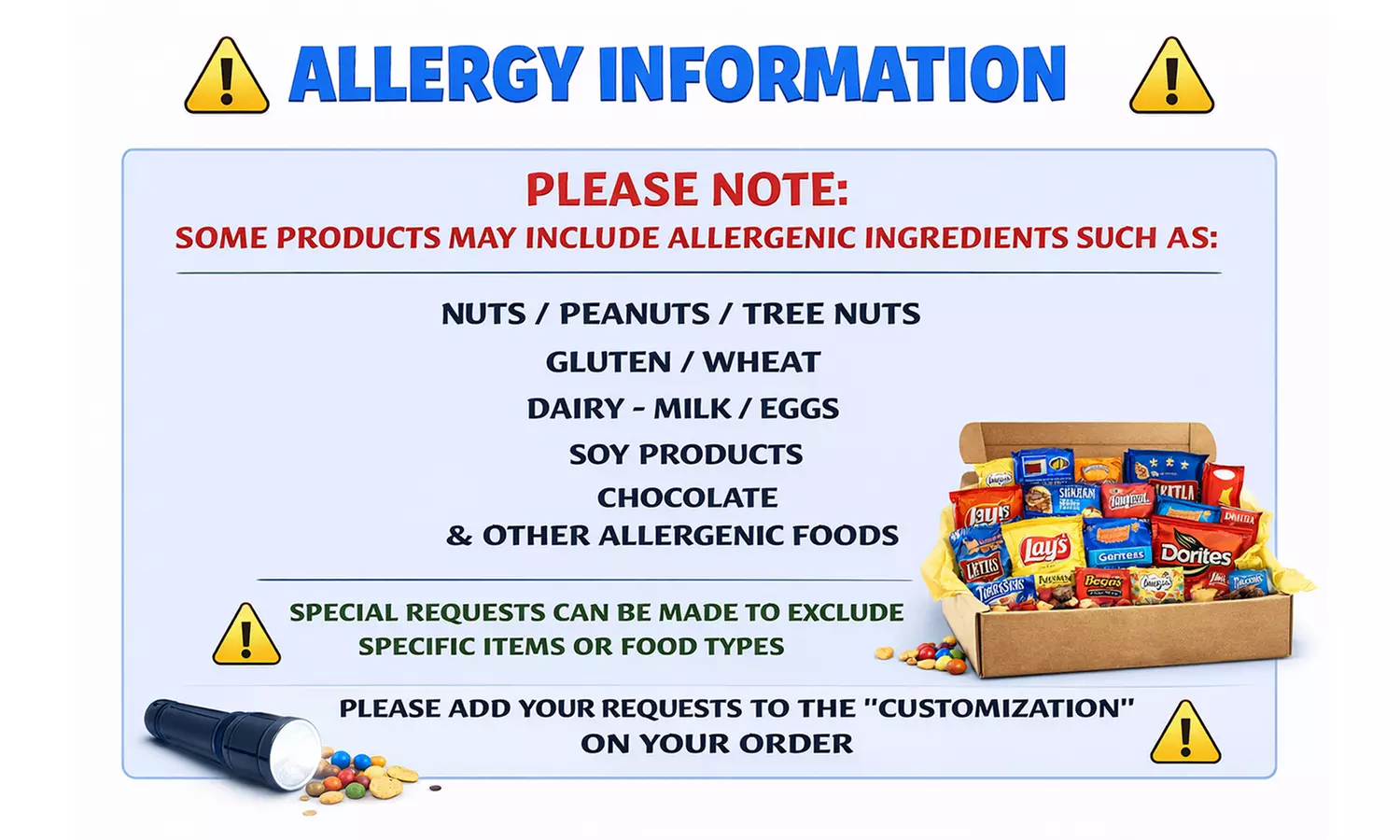 Mystery Snack Box - Surprise Snack & Candy Unboxing Gift