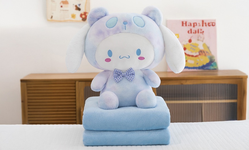 Image 14: Cartoon Pillow Blanket