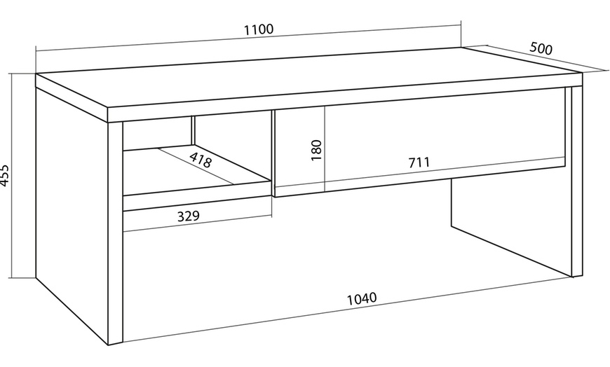 Image 4: Mesa de centro elevable