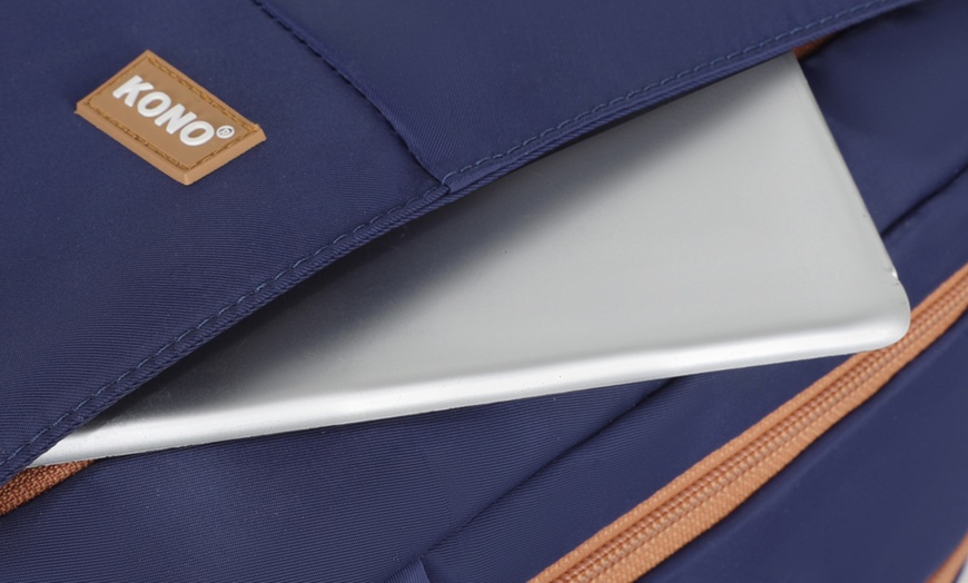 Image 20: Sac à dos pour ordinateur portable avec chargement USB