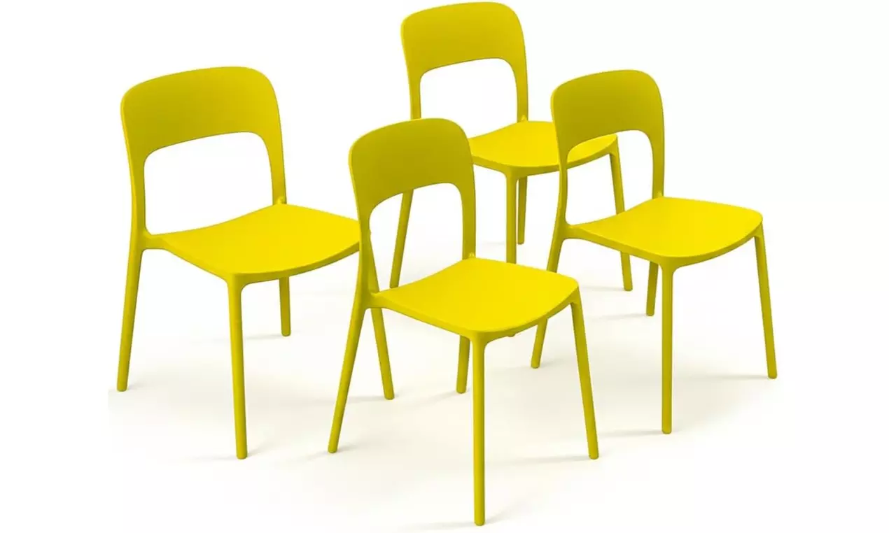 Set di 4 sedie da esterno