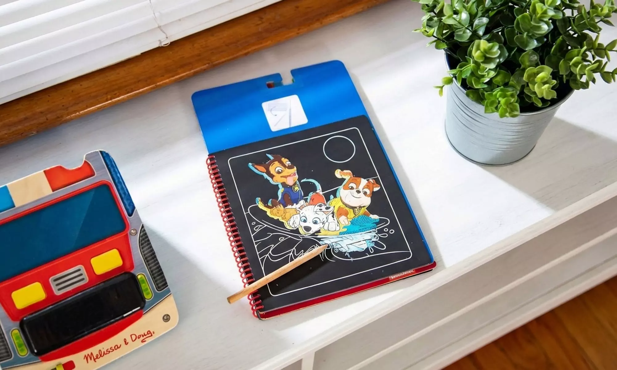 Paw Patrol Scratch Art Three-Pack Travel Activity Pads