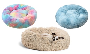  Round Plush Pet Bed 