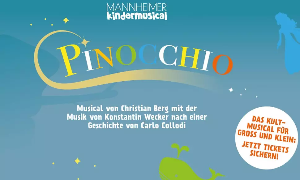 Pinocchio – Das Musical für die ganze Familie im Dezember im Palazzo Mannheim (bis zu 31% sparen) - Primary Image