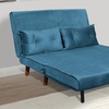 Image 2: 2 Seater Sofa Bed with Cushions