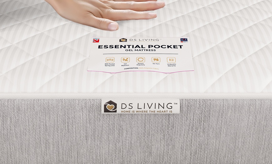 Image 6: Aura Pocket 800 Gel Mattress
