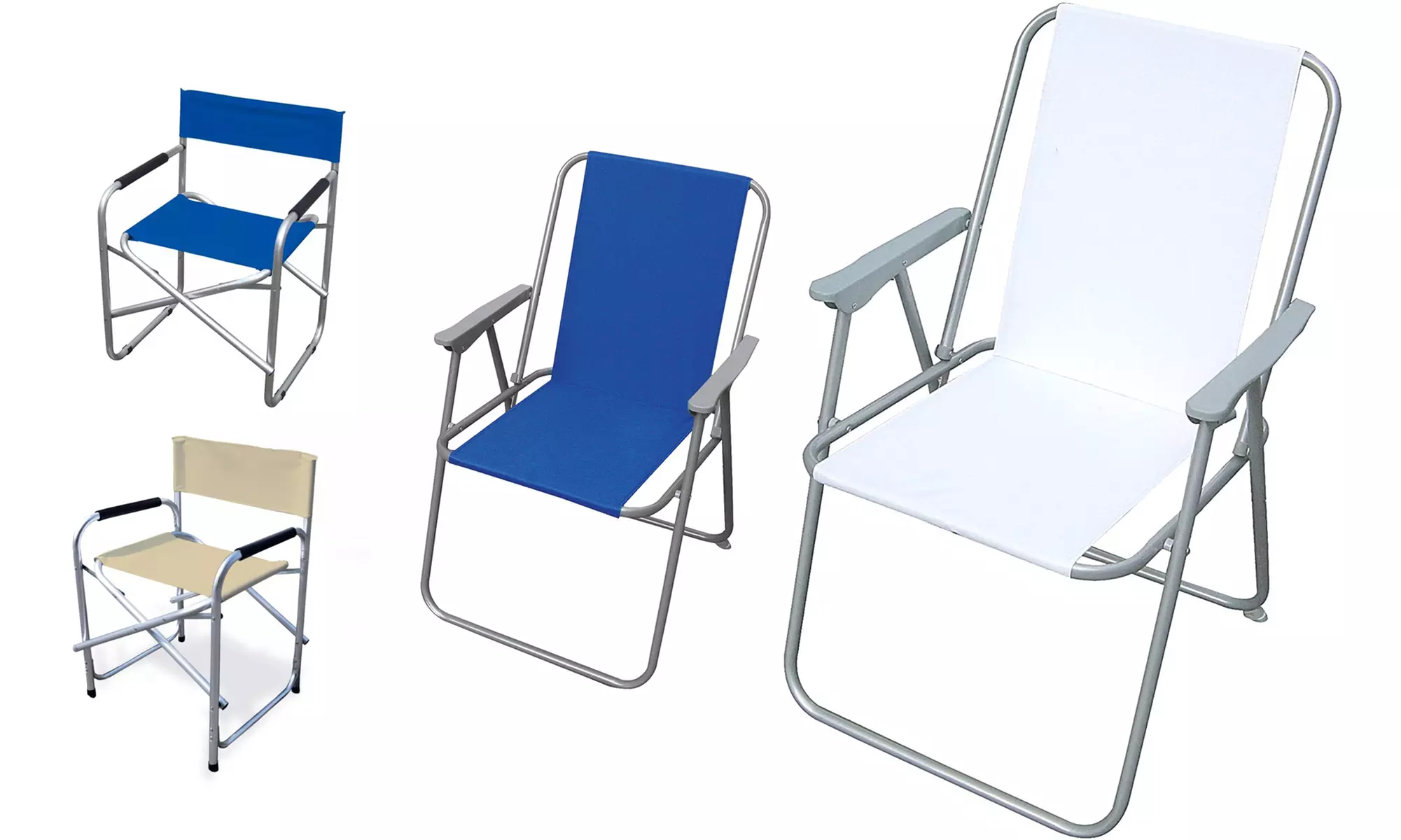 Sedie in acciaio e PVC